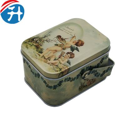 China 80g New Food Metal Container Small White Rabbit Portable Candy Tin Box for sale