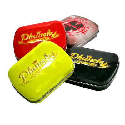 China Medicine Embossing Logo Hinged Cans Small Metal Cases For Condoms Or Pills for sale