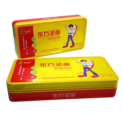 China High Quality And Cheap Rectangular Metal Tin Boxes Candy Food Spices From Tin Boxes Can Store Chocolate Cookie for sale