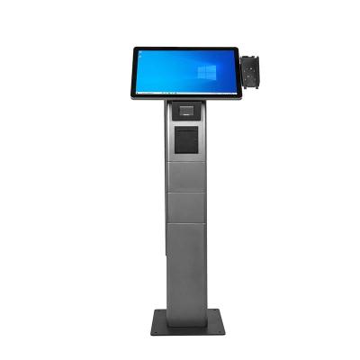 China Restaurant OEM 21.5 inch Touch Panel PC Android System Payment Kiosk Self Service Kiosk Android Pos Terminal with Printer for sale