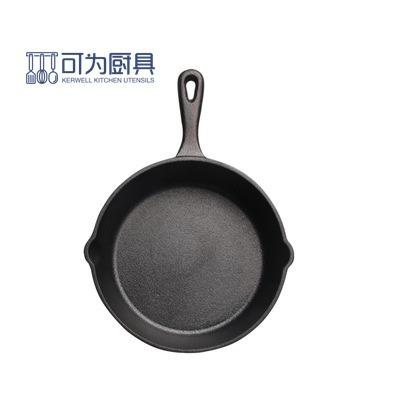 China General use for gas and induction cooker thickened vegetable cast iron skillet and steak all in one cast iron skillet for sale