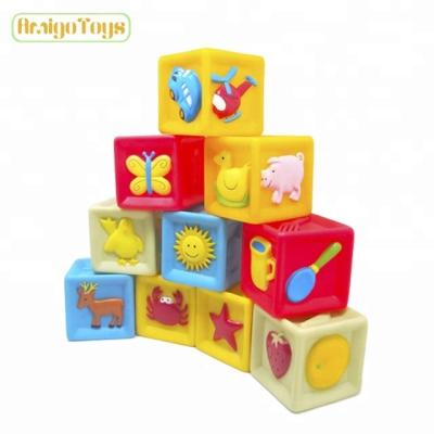 China Sorting PVC Blocks Squeak Toy for sale