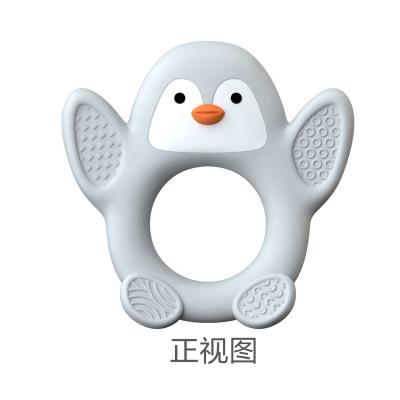 China Toy Infant Teething Toy Baby Teether Soft Penguin Rubber Teether Toys for sale