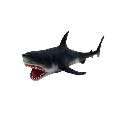 China Retail Painting Ocean Shark Deap Models Toys Soft PVC Sea Animal Toys Figure Toy for sale