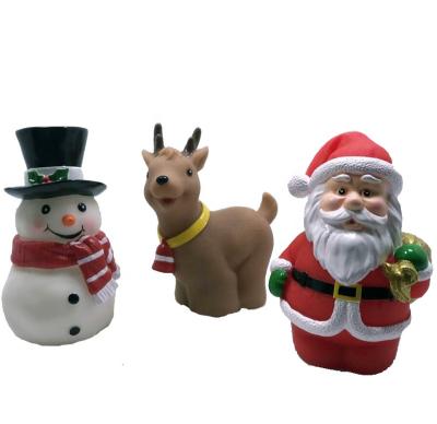 China New Christmas Decoration Toys LED Lights Three Color Changing Light Up Christmas Toys for sale