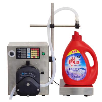 China CSY-L13 Small Chemical Weighing Type Automatic Quantitative Liquid Glue Pump Canned Peristaltic Filling Machine for sale