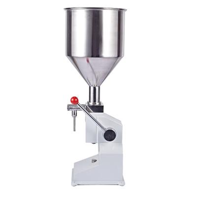 China Hotels A03 5~50ml Manual Filling Machine Manual Nail Polish Shampoo Filling Machine For Cream Shampoo Paste Oil Cosmetic Liquid Filler for sale