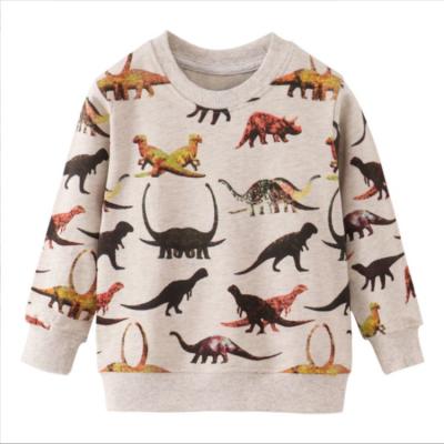 China 2021 New Style Children's Breathable Spring and Autumn Long Sleeve T-shirt Pure Cotton Children's Shirt Boys Hoodie for sale