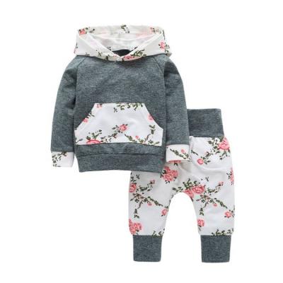 China Baby Kids Casual Custom Hoodie Fashion Hoodie 2pcs Set Two-Piece Spring and Autumn Hoodie Sweater Set Outfits for sale