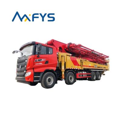 China Hotels Cement machinery 37M Hydraulic Pump Concrete Truck HB37V Truck Mounted Pump for Concrete with High Quality for sale