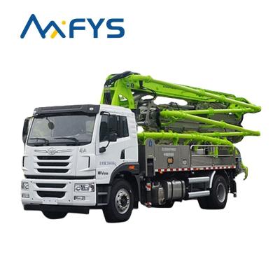 China Hotels Truck Mounted Concrete Line Pump tow truck pump Right Drive Line Small Concrete Pumps Truck for sale