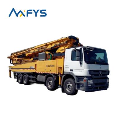 China Hotels New Concrete Mixer Truck Hydraulic Pump 37m Concrete Pump Truck HB37A for sale