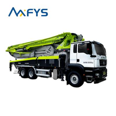 China Hotels 48meters Pump Truck Truck New Mounted Concrete Pump Truck HB48 for sale