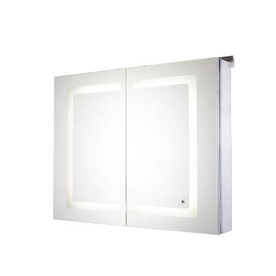 China Wholesale Smooth and Soft Elegant Design Bathroom Mirror Cabinet with Led Bakclit Lights Infinity Light Mirror Cabinet for sale