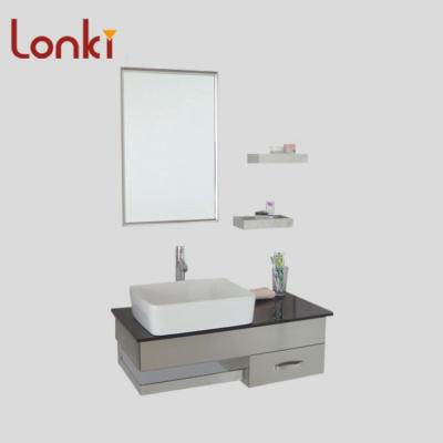 China Best Price Bathroom Cabinet / Modern Stainless Steel Bathroom Cabinet Italian Bathroom Furniture for sale