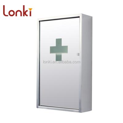 China 2021 New Instruments Stainless Steel Modern Recessed Medicine Cabinet Mirror In Factory Customizable Medicine Box for sale