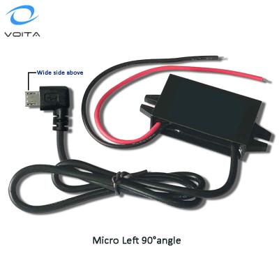 China Car MP3 Female/Micro/MINI P5/TYPE C (8V-35V) 12v to usb 5v left charging options for pad/phone charging for sale