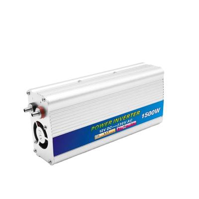 China Aluminum Alloy Micro Shell Size 12v To 110v 220v Inverter 1500w Off Grid Small Sine Wave Power Modified Inverter With CE for sale