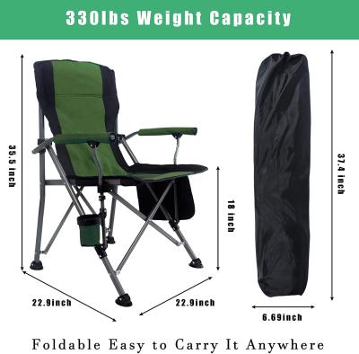 China Modern Portable Camping Chair Folding Heavy Duty Quad Large Outdoor Chairs for sale