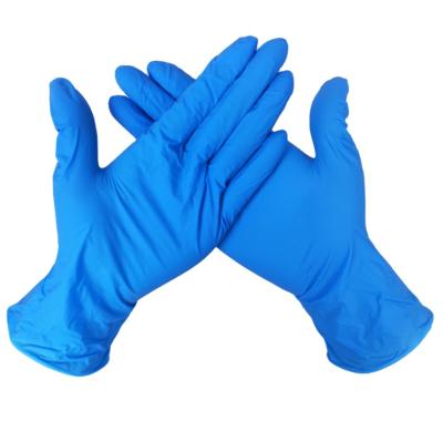 China Anti-skid Blue Cheap Nitrile - Disposable - Glove Gloves for sale