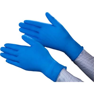 China Disposable-gloves durable blue nitrile-gloves powder free for sale