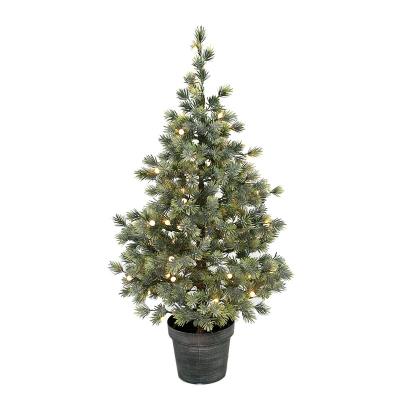 China Mixed Tips 4 Feet Non-lit Mixed Decorated Tree for sale