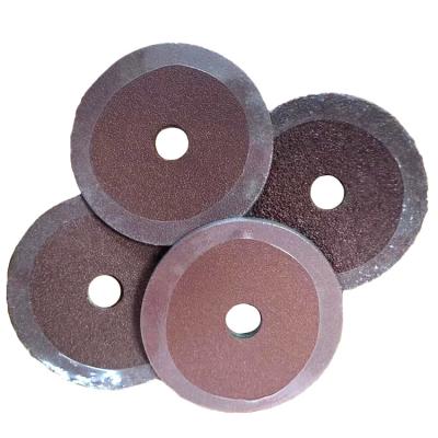 China Round or Cross Hole Aluminum Oxide Resin Sanding Fiber Disc for Grinding Metal Steel for sale