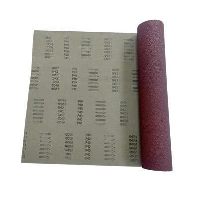 China Professional Design Cloth Backing Sandpaper Roll 1400mm*50M for Wood and Metal GXK51 for sale