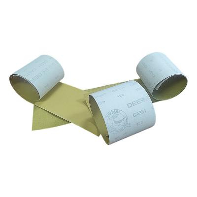 China Korea Market Abrasive Sandpaper Roll with Hoop and Loop Design in 12.5CM x 100m Size for sale