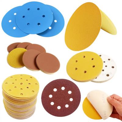 China 125mm 150mm 225mm 220mm Wet and Dry Sandpaper Orbital Sander Disk Grit 40 60 80 100-2000 for sale