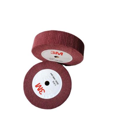 China Abrasive Disc for Polishing Non Woven Flap Grinding Brushed Mop Wire Drawing Buffing Wheel for sale