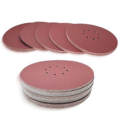 China Contact Us for 9-Inch 8 Hole Hook and Loop Sandpaper 60 80 120 240 Grit Sanding Disc for sale