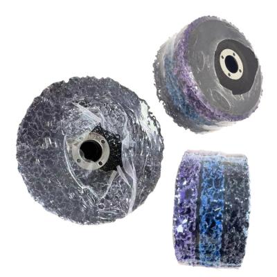 China Silicon Carbide Abrasive 100mm 180mm Strip Clean Discs for Removing Corrosion for sale