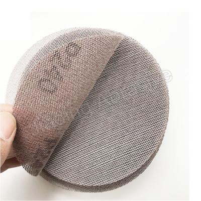 China Aluminium Oxide Sanding Net Abrasive Mesh Sanding Disc for Red Grinding Abrasive Tools for sale