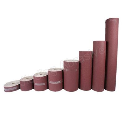 China Jumbo Sandpaper Roll Sheet Abrasive Paper Aluminum Oxide Emery Cloth 1.46*70M/100M for sale