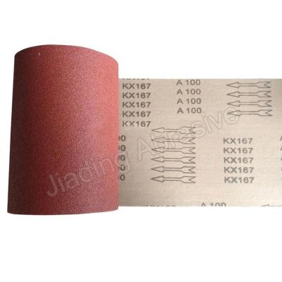 China 40-240 Grit Size Black Aluminium Oxide Emery Abrasive Cloth Jumbo Rolls for Sandpaper for sale