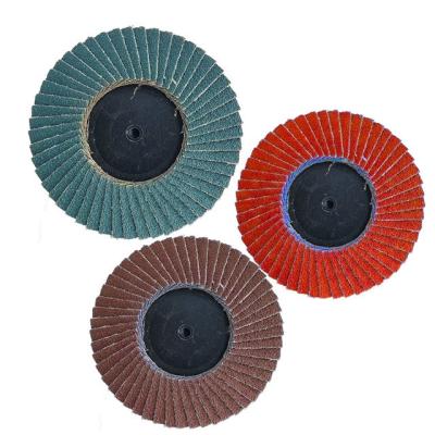 China Alunimium Oxide/Ceramic/Zirconia Quick Change Flap Disc Grinding Wheel for Finishing for sale