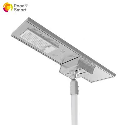 China wholesale price ip65 aluminum solar road street warehouse parking lot 40w street light integrated solar LED street light for sale