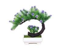 China New Products Plastic Artificial Pine Products Decorative Tree Bonsai For Home Decoration for sale