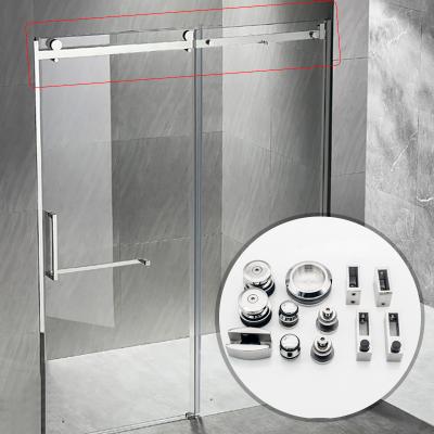 China SS304 Modern Shower Bar Enclosure 30*10mm Square Stabilizing Shower Sliding Fixture for sale