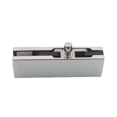 China Modern 304 Stainless Steel Frameless Glass Door Top Patch Fittings for sale