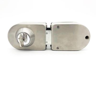 China Wholesale Frameless Glass Hardware Home/Office/Hotel/Industy Door China Supplier Tempered Sliding Glass Door Lock for sale