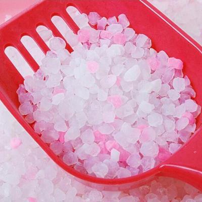 China Cats Eco-friendly silica gel cat litter crystal cat sand for sale