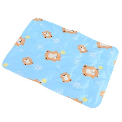 China Cooling Amazon Hot Selling Cool Mat Pad For Dog And Cat Breathable Dog Cooling pad Mat for sale