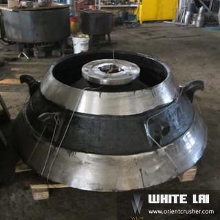 China Mn18cr2  Mn13cr2 Material Crusher Wear Parts Concave for Cone for sale