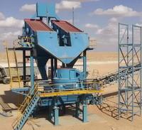 China Barmac vertical shaft impactI Crusher B7150;with Simons motor ;150-300TPH ; Output size 0-5mm for sale