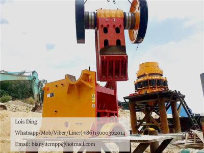 China mining equipment  Andesit  stone jaw crusher PE750*1060/ 110KW/ ISO CE for sale