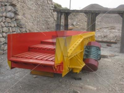 China Low noise Small volume vibro feeders Equipment for Mining 200-400 t/h for sale