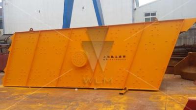 China Qutzar ring High Strength vibration screen 100 - 400 t/h , sand circular vibrating screen for sale