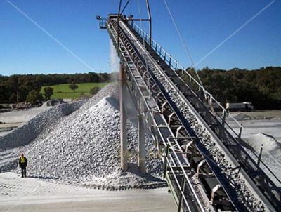 China Stone Material sand Belt Conveyor Systems  for Indrustry , 440 - 850 t/h for sale